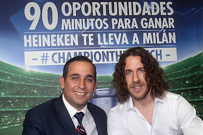 Heineken - Champions League - Arjan Shahani Gerente de Heineken® y Gerente Carles Puyol -2.jpg